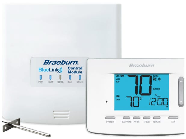 Braeburn 7500 Universal Wireless Thermostat Kit, Thermostats, zone control, hvac, air conditioning supplies, RetroZone