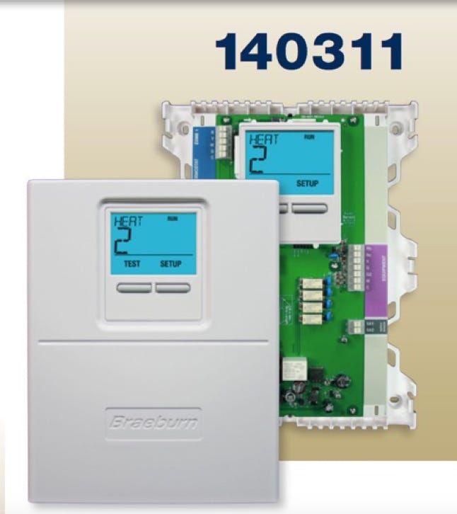 Braeburn Premier Series 140311 3-Zone Control Panel, zone control, hvac, air conditioning supplies, RetroZone