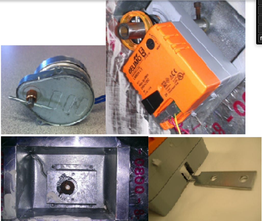 RetroZone BH Kit 1 Installation, Motor upgrade kit, Belimo LMB24-3-T damper motor