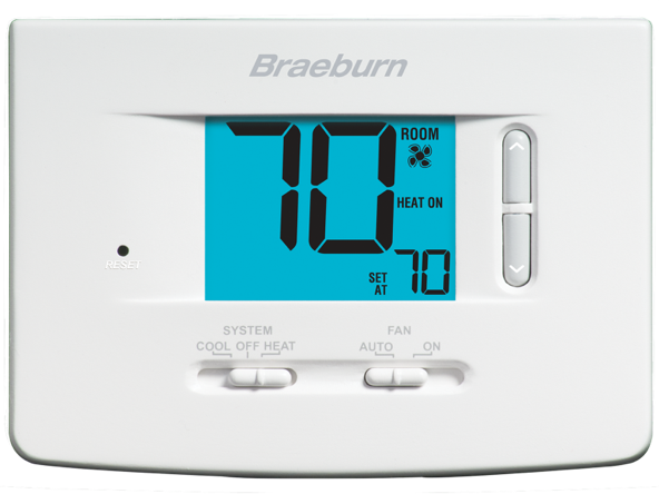 Braeburn 1020 Non-programmable Thermostat, Thermostats, zone control, hvac, air conditioning supplies, RetroZone