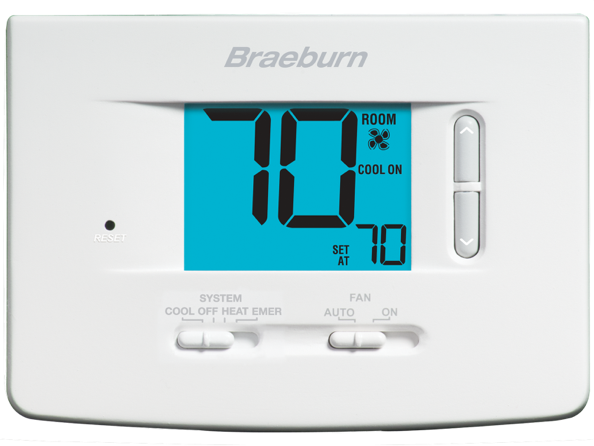 Braeburn 1220 Non-programmable Thermostat, Thermostats, zone control, hvac, air conditioning supplies, RetroZone