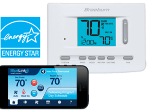 Braeburn 7205 Smart Wi-Fi Universal Thermostat, Thermostats, zone control, hvac, air conditioning supplies, RetroZone
