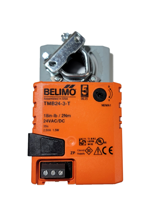 Belimo TMB24-3-T, 35 second motor, orange damper motor, HVAC, commercial grade motor, shipping included, 5 year warranty