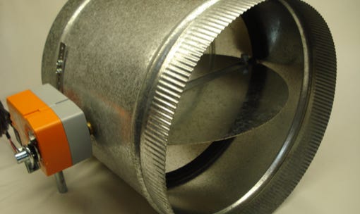 Retrozone Super Duty Spring Return Dampers, 24vac spring return damper motor, 120vac spring return damper motor, 240vac spring return damper motor, HVAC