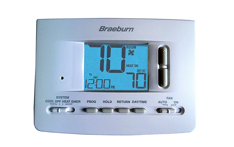 Braeburn 1220, Non-programmable thermostat, Thermostats, zone control, hvac, air conditioning supplies, Retrozone