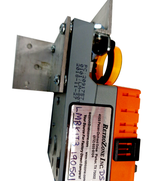 Retrozone LMB24 Kit 3, Belimo, Trol A TEMP MSTN EWC MAN, Honeywell, replacement damper motor, HVAC