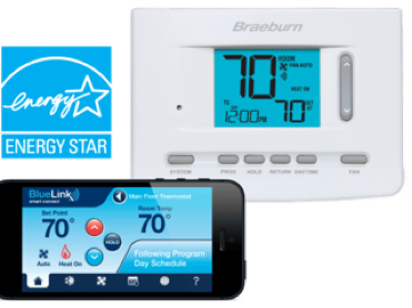 Braeburn 7205, smart wi-fi universal programmable thermostat, Thermostats, zone control, hvac, air conditioning supplies, Retrozone