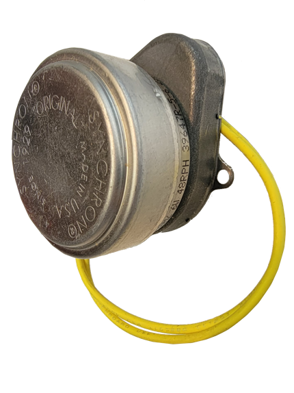 Synchron 39647R-SUB damper motor, yellow wire damper motor, two wire damper motor, Ztech, Buetler, Hansen